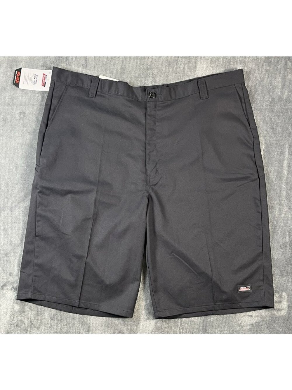 Dickies Essential Work Shorts Mens Size 44 Black Relaxed Fit 13" Inseam Flex NWT